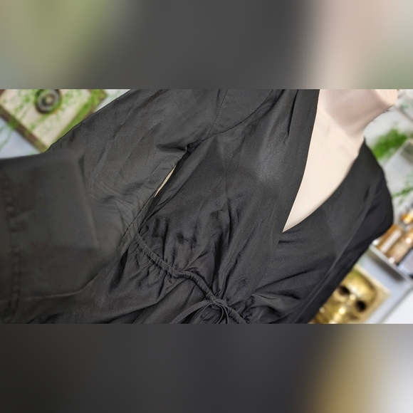 Kardashian Kollection Black Long Sleeve Shorts Romper XS - Picture 5 of 9